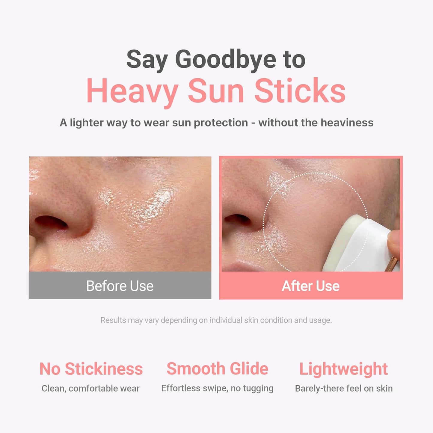**Invisible Waterproof SPF 50+ Sun Stick**