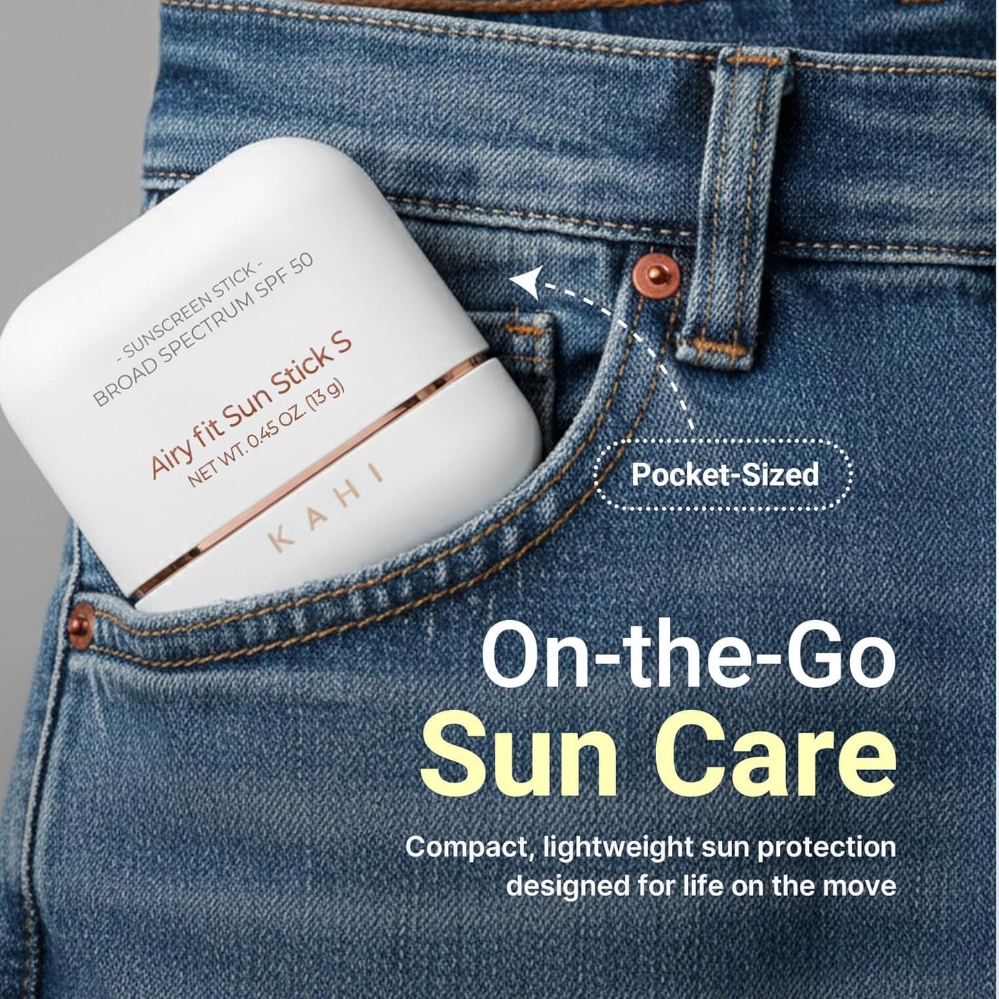 **Invisible Waterproof SPF 50+ Sun Stick**